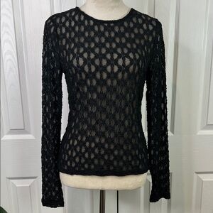 A New Day - Women's Long Sleeve Lace Top Size M